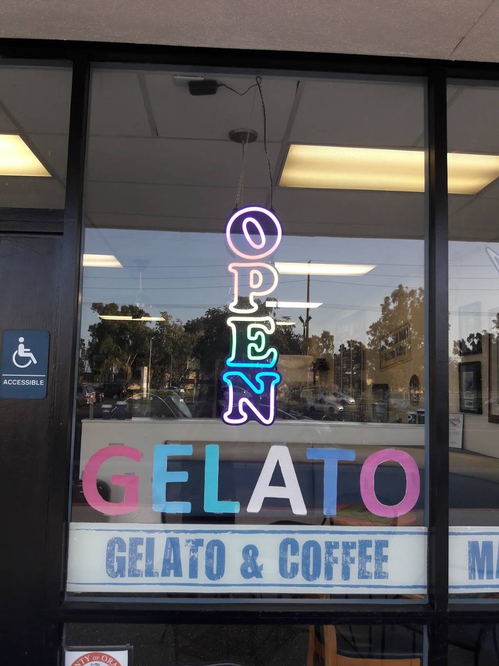 Mangiamo Gelato Caffe | 9430 Warner Ave, Fountain Valley, CA 92708, USA | Phone: (714) 962-4962