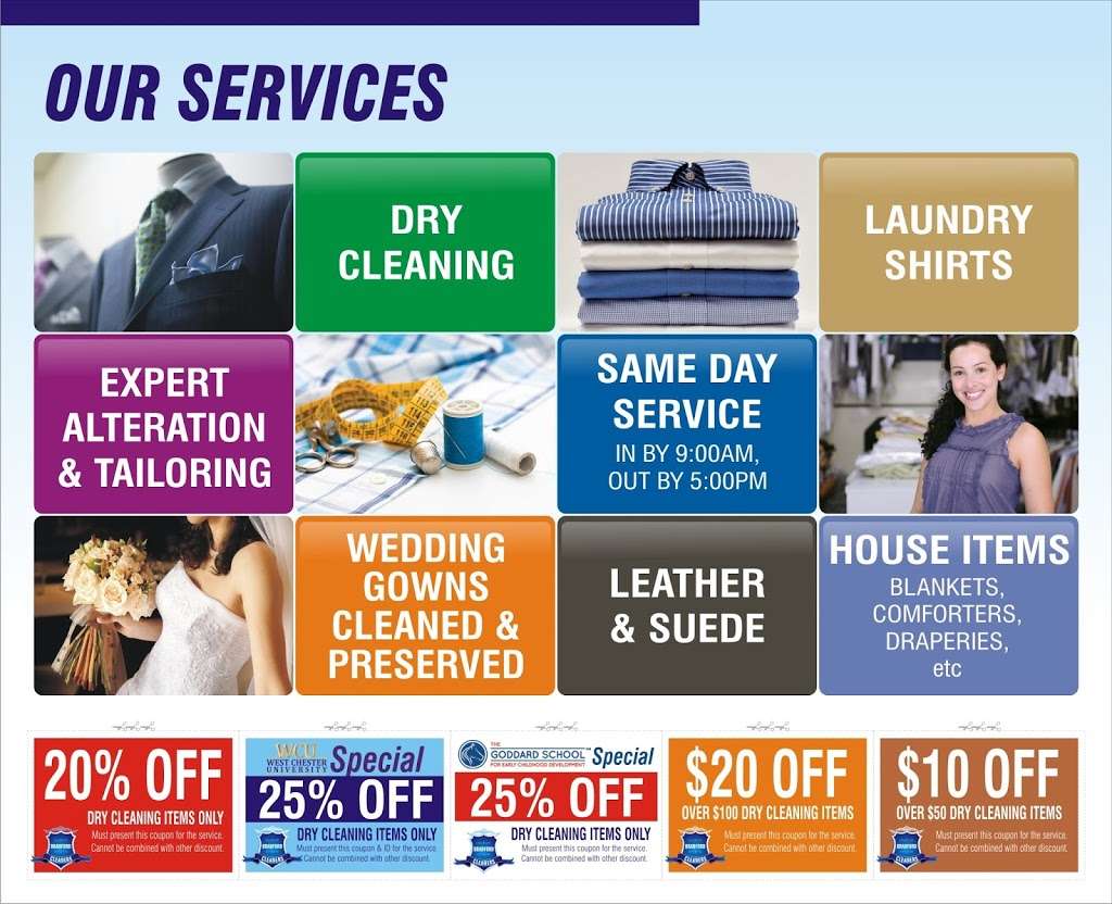 Bradford Cleaners | 704 W Nields St, West Chester, PA 19382, USA | Phone: (610) 436-4836