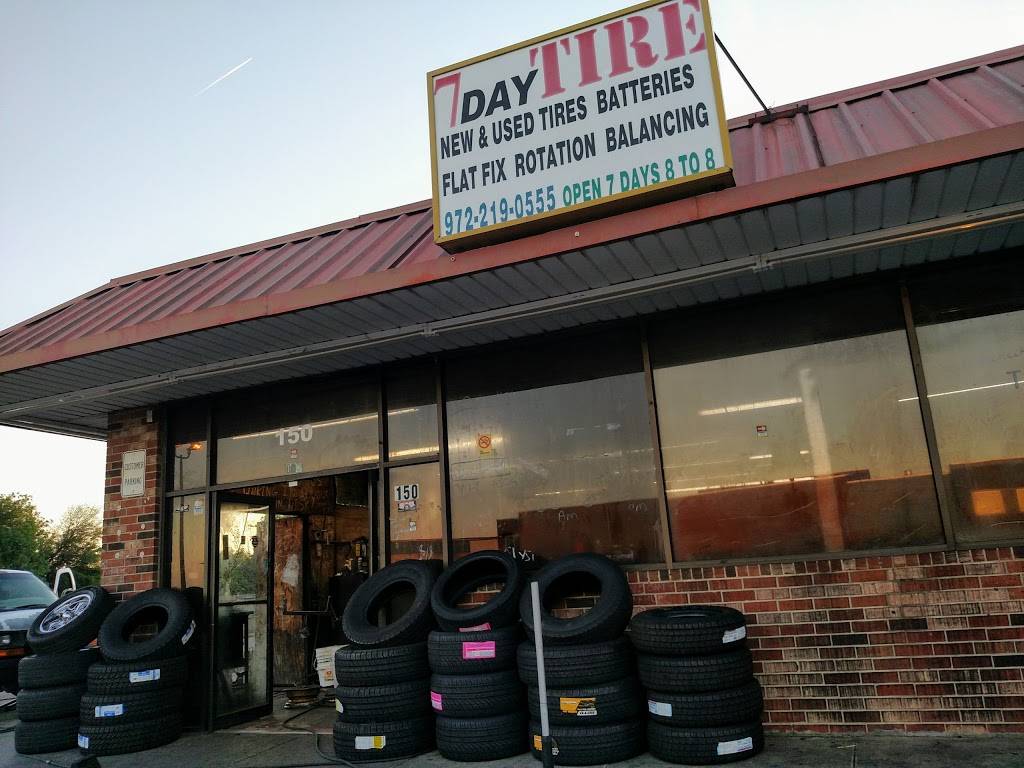 7 Day Tire | 150 S Valley Pkwy, Lewisville, TX 75067, USA | Phone: (972) 219-0555