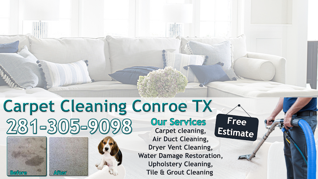 Carpet Cleaning Conroe TX | 2416 N Frazier St, Conroe, TX 77303, USA | Phone: (281) 305-9098