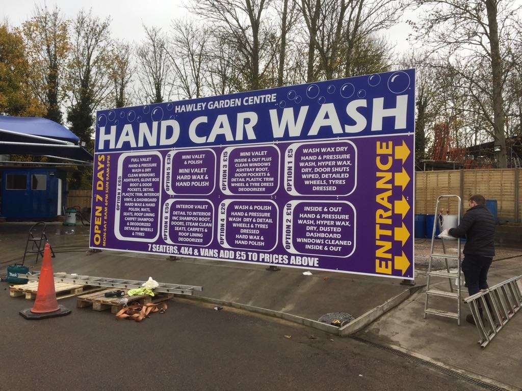 Hawley Garden Centre Hand Car Wash | Hawley Rd, Sutton at Hone, Dartford DA2 7RB, UK | Phone: 07595 725046