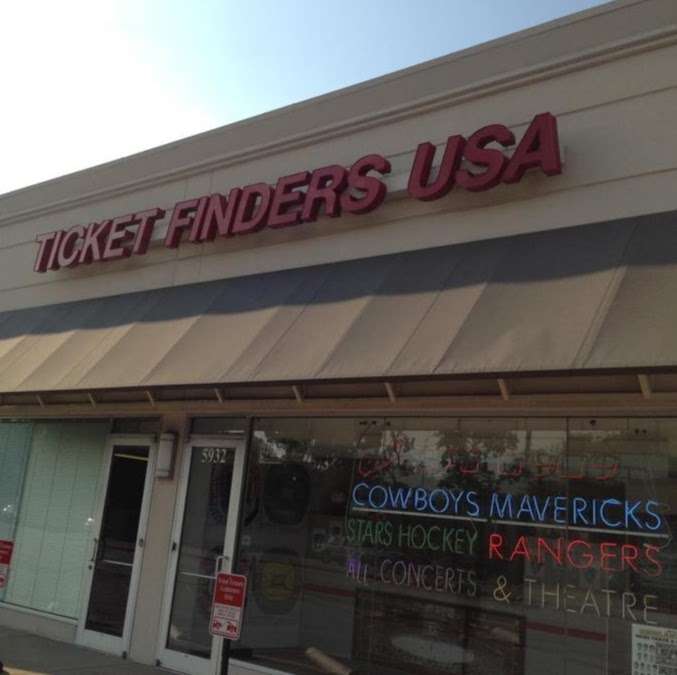 Ticket Finders Usa | 5932 W Northwest Hwy, Dallas, TX 75225, USA | Phone: (214) 373-0909