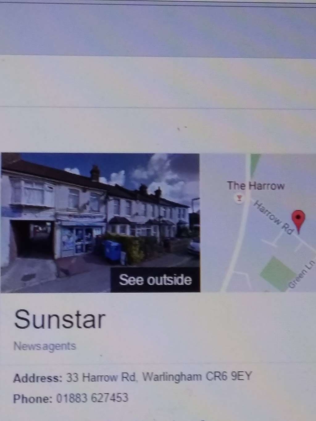 Sunstar | 33 Harrow Rd, Warlingham CR6 9EY, UK | Phone: 01883 627453