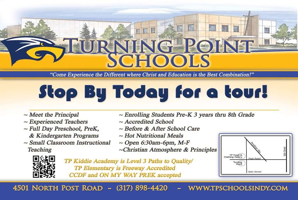 Turning Point Schools | 4501 N Post Rd, Indianapolis, IN 46226 | Phone: (317) 898-4420