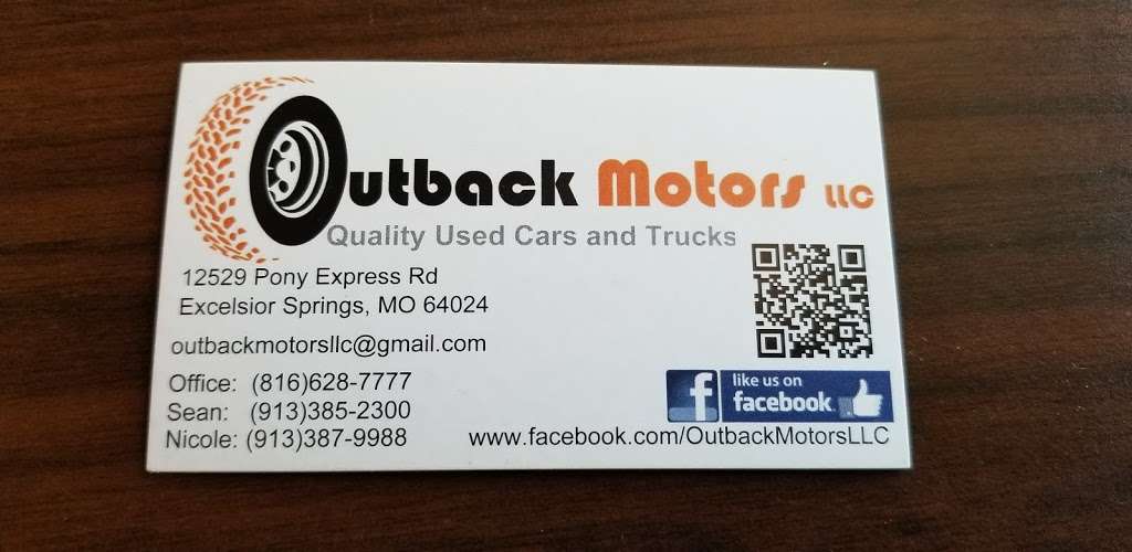 Outback Motors LLC | 12529 Pony Express Rd, Excelsior Springs, MO 64024 | Phone: (816) 628-7777
