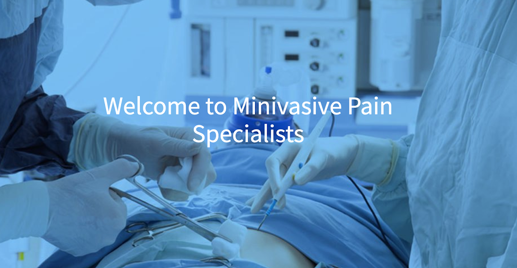 Minivasive Pain Specialists | 3301 Spring Stuebner Rd ste 110, Spring, TX 77389, USA | Phone: (346) 800-6001