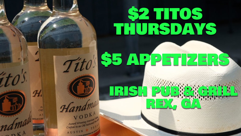 Irish Pub + Grill | 6459 GA-42 #10, Rex, GA 30273, USA | Phone: (678) 489-2769