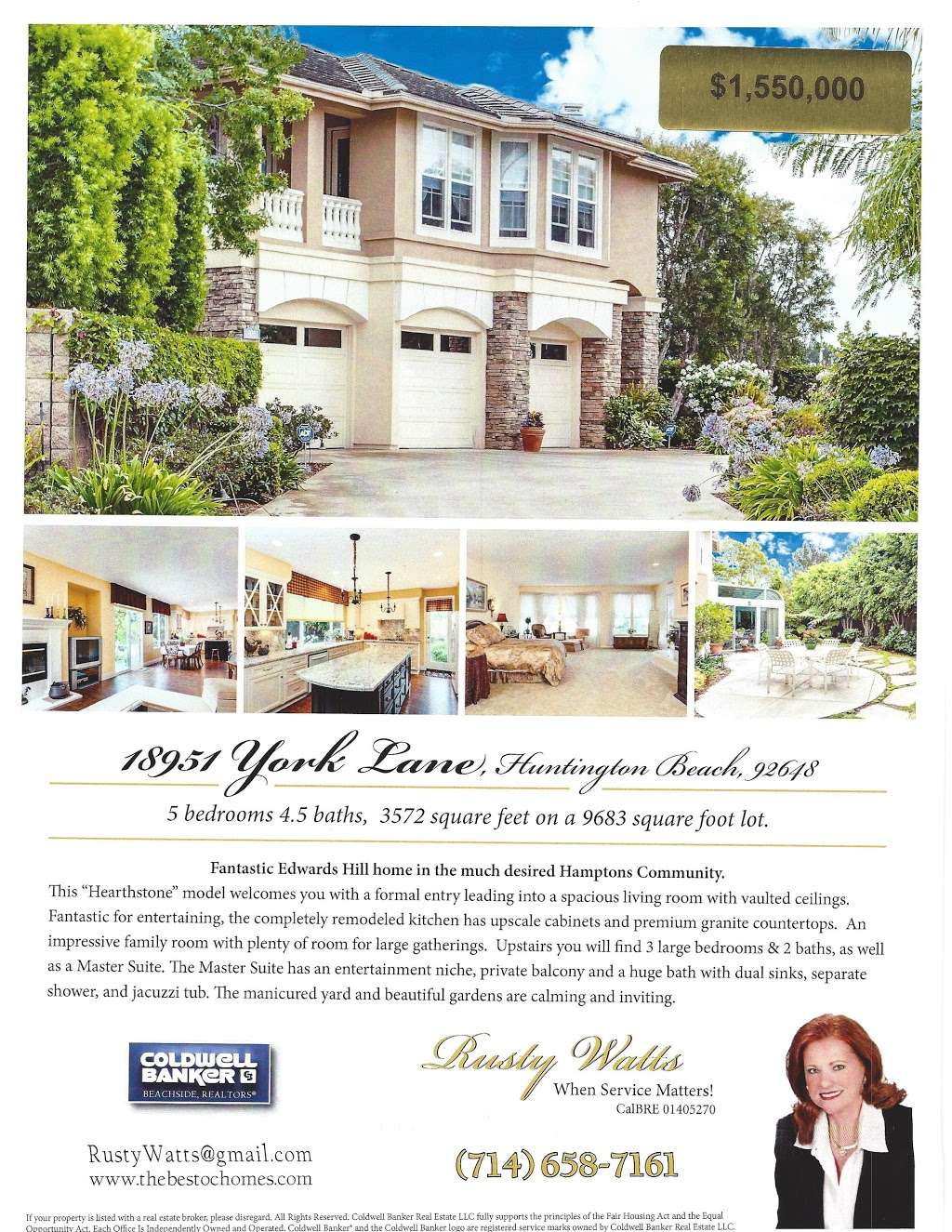 Rusty Watts,Realtor, Coldwell Banker Beachside | 19671 Beach Blvd, Huntington Beach, CA 92648 | Phone: (714) 658-7161