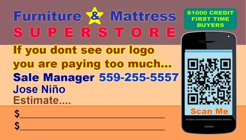 Furniture & Mattress Superstore | 4559 E Kings Canyon Rd, Fresno, CA 93702, USA | Phone: (559) 255-5557