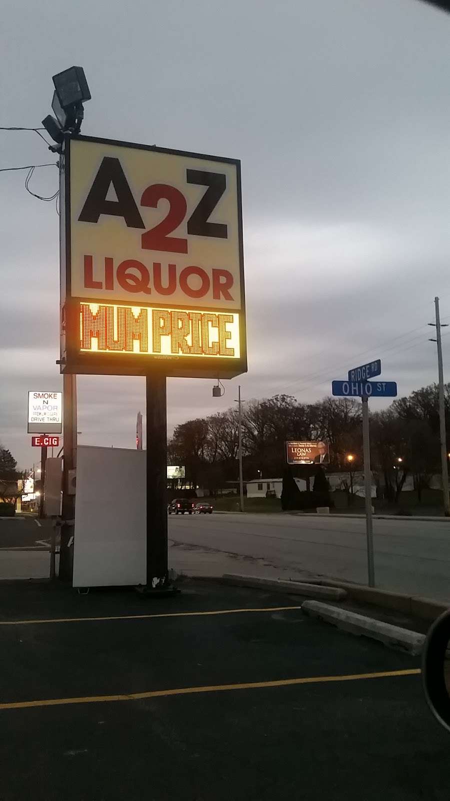 A2Z Liquor | 200 W 37th Ave, New Chicago, IN 46342, USA | Phone: (219) 962-1030