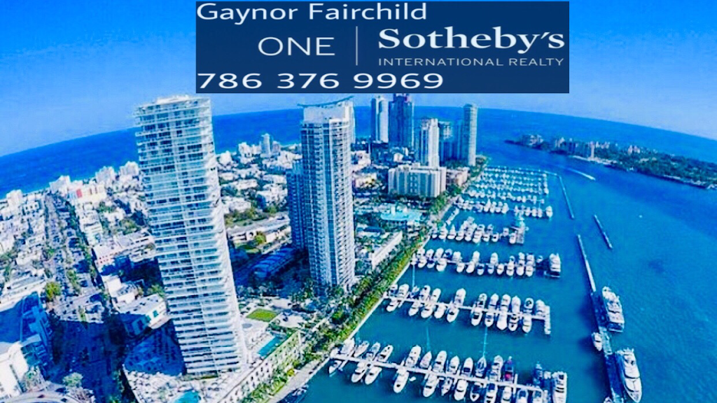 Gaynor Realtor Sotheby’s | 1000 South Pointe Dr, Miami Beach, FL 33139, USA | Phone: (786) 376-9969