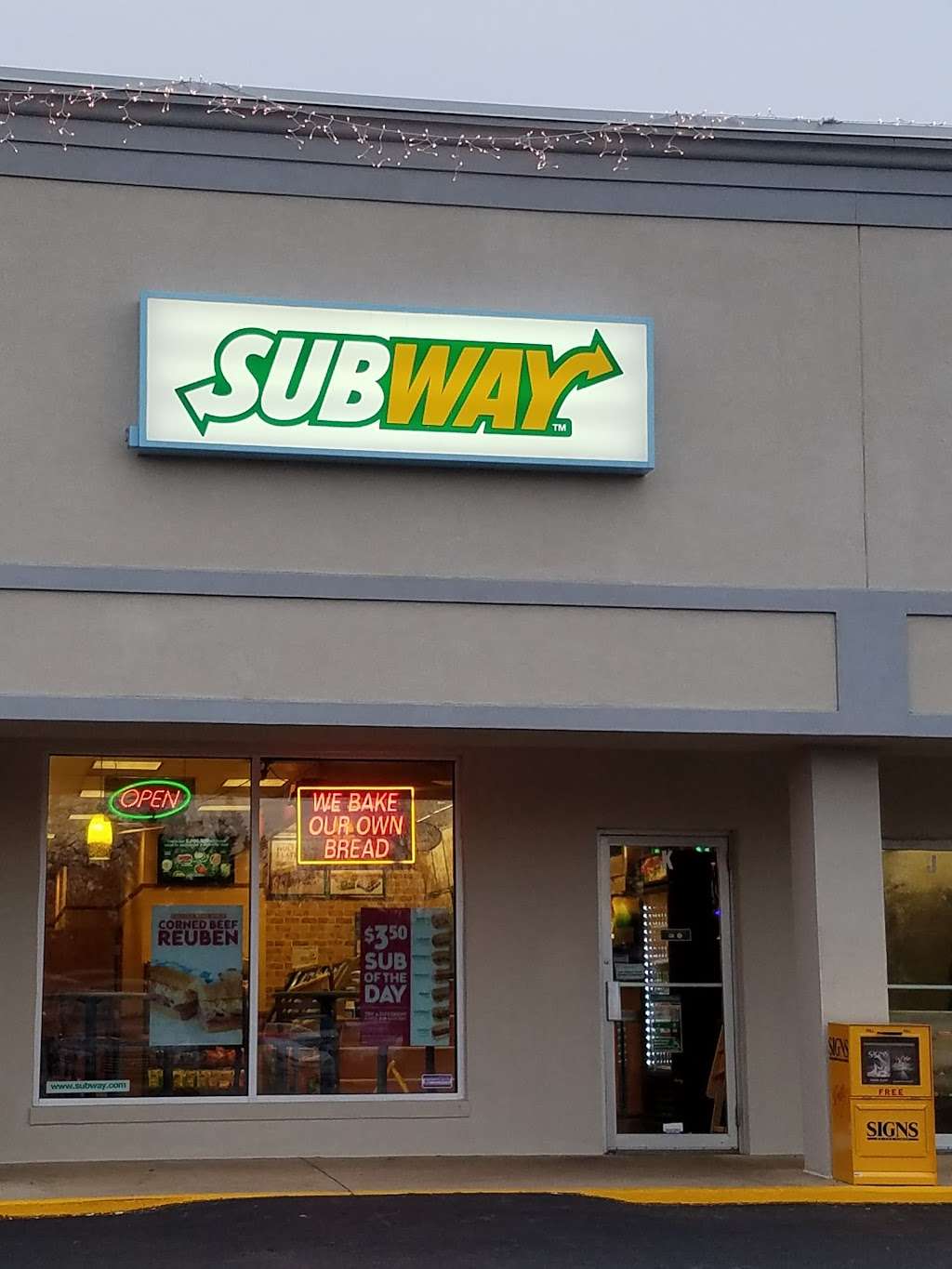 Subway Restaurants | 224 N Church St Suite K, Thurmont, MD 21788, USA | Phone: (301) 271-4239