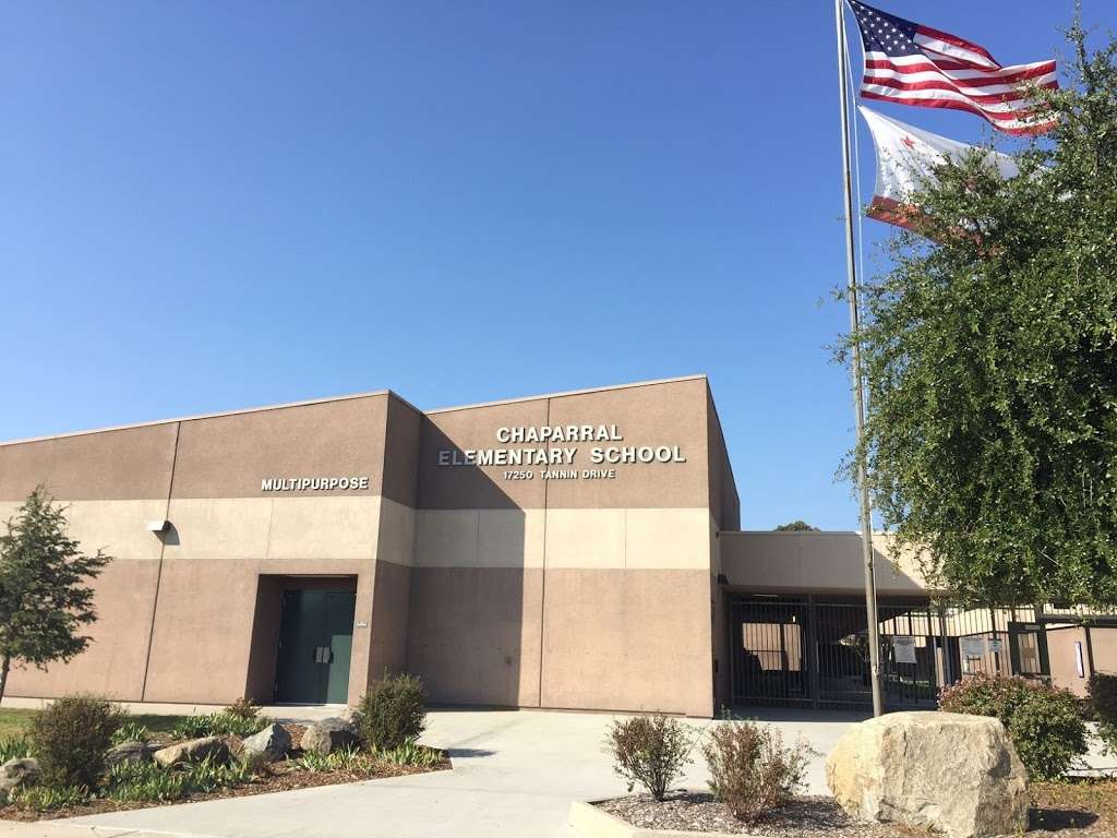 Chaparral Elementary School | 17250 Tannin Dr, Poway, CA 92064, USA | Phone: (858) 485-0042