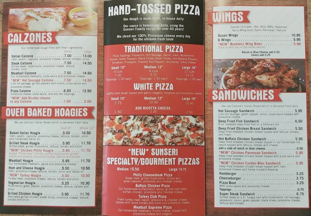 Sunseri Pizza | 2805 Custer Ave, Pittsburgh, PA 15227, USA | Phone: (412) 885-8833