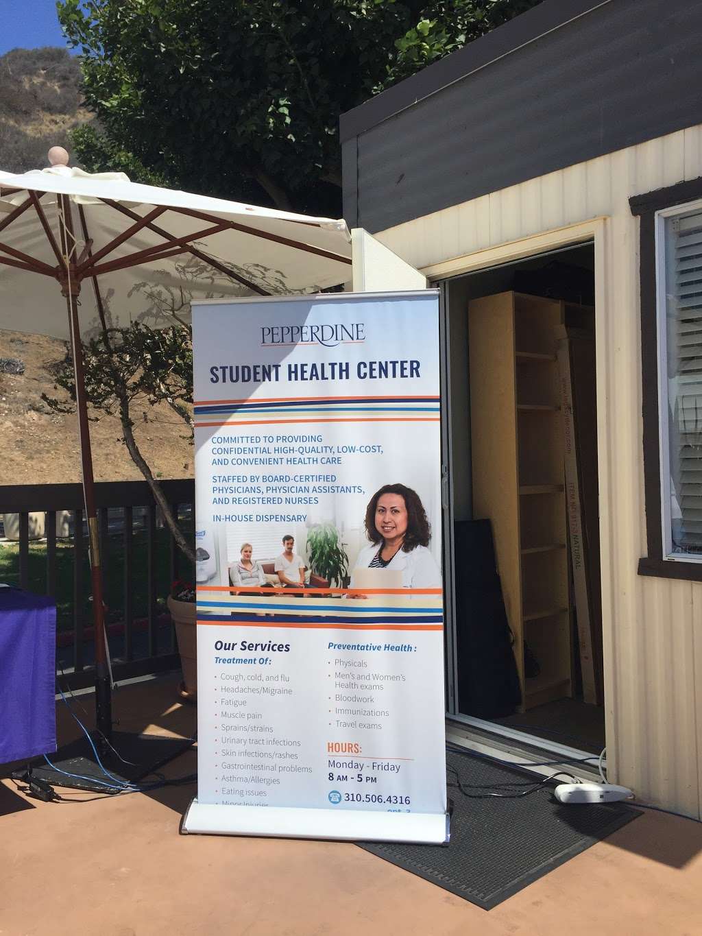 Pepperdine University Student Health Center | 24255 Pacific Coast Hwy, Malibu, CA 90265 | Phone: (310) 506-4316