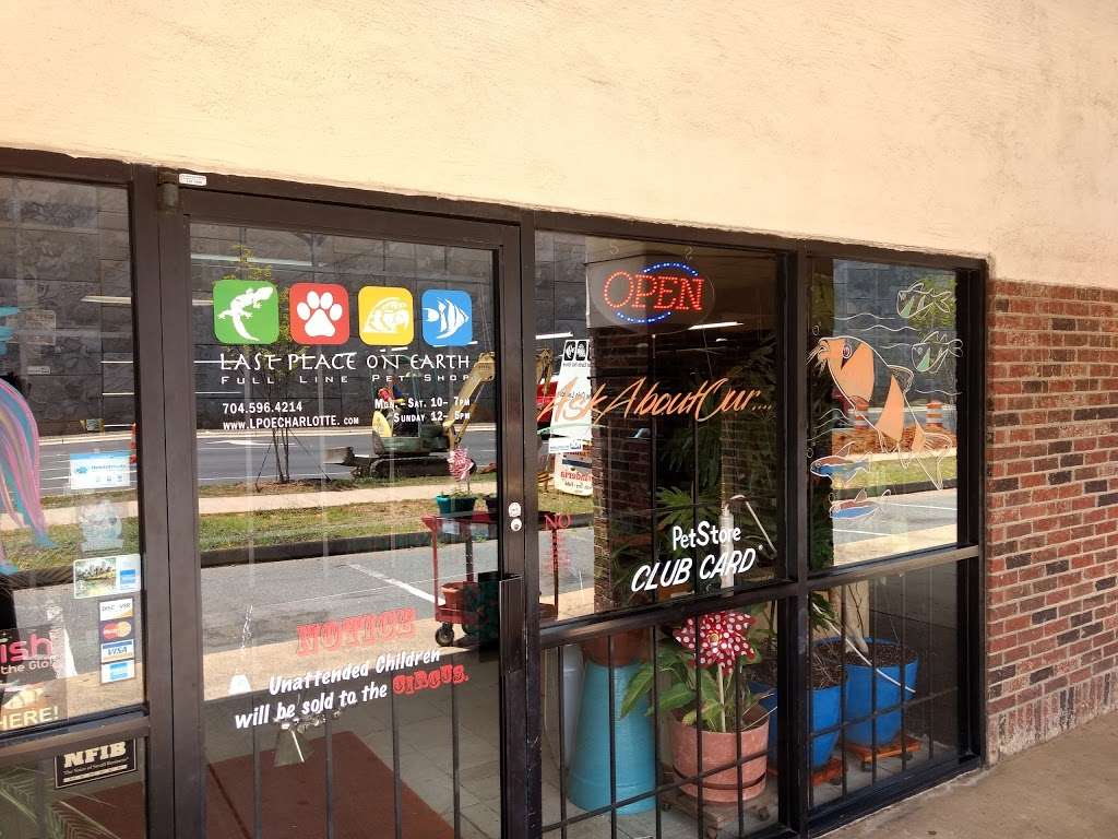 Last Place On Earth Petshop | 5655 N Tryon St, Charlotte, NC 28213, USA | Phone: (704) 596-4214