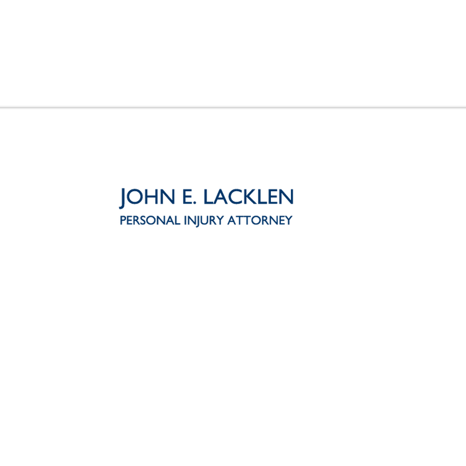 John E Lacklen Law Office Personal | 1160 Brickyard Cove Ln, Richmond, CA 94801, USA | Phone: (510) 233-1750