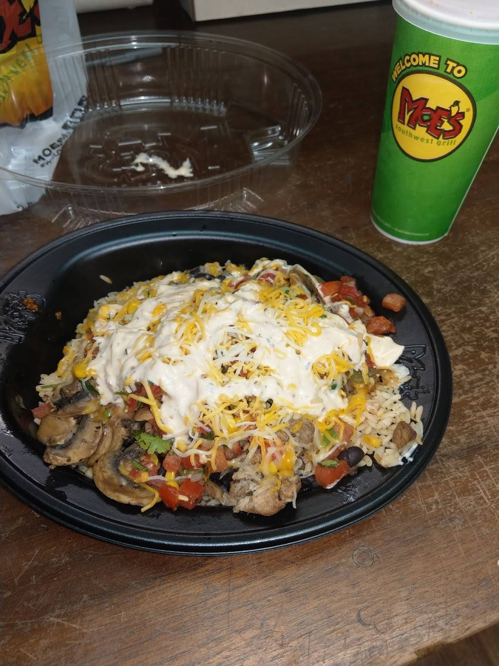 Moes Southwest Grill | 4192 Conroy Rd, Orlando, FL 32839, USA | Phone: (407) 226-8700