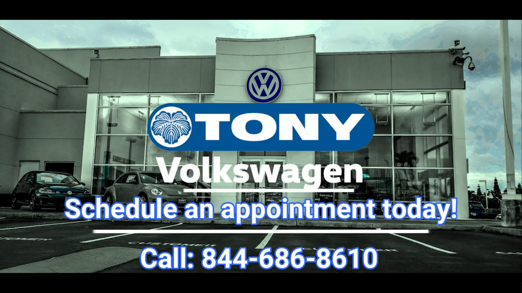 Tony Volkswagen Service Department | 94-1299 Ka Uka Blvd, Waipahu, HI 96797 | Phone: (808) 664-0260