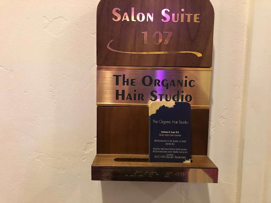 Organic Hair Studio | #C-106 4800, Baseline Rd Suite 107, Boulder, CO 80303, USA | Phone: (619) 992-9571