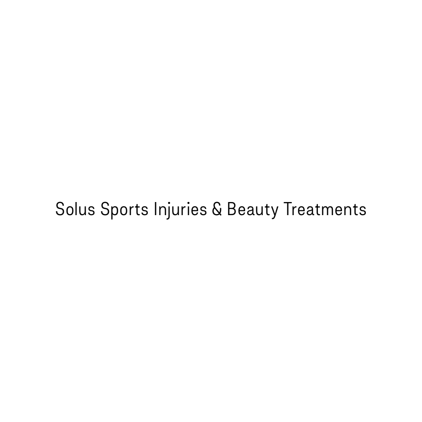 Solus Sports Injuries & Beauty Treatments | 1 Chipstead La, Sevenoaks TN13 2AH, UK | Phone: 01732 464778