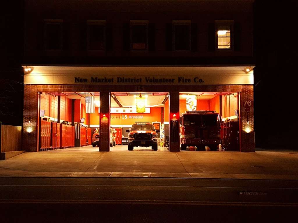 New Market District Volunteer Fire Department | 76 W Main St, New Market, MD 21774, USA | Phone: (301) 600-9150