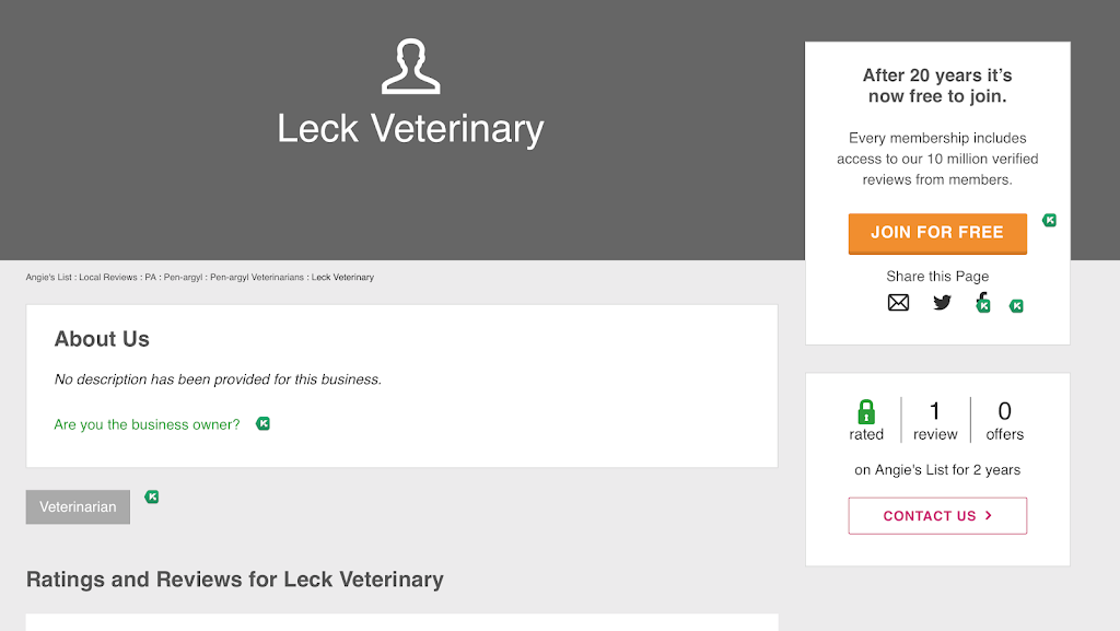 Leck Veterinary | 115 W Pennsylvania Ave, Pen Argyl, PA 18072, USA | Phone: (610) 863-3111