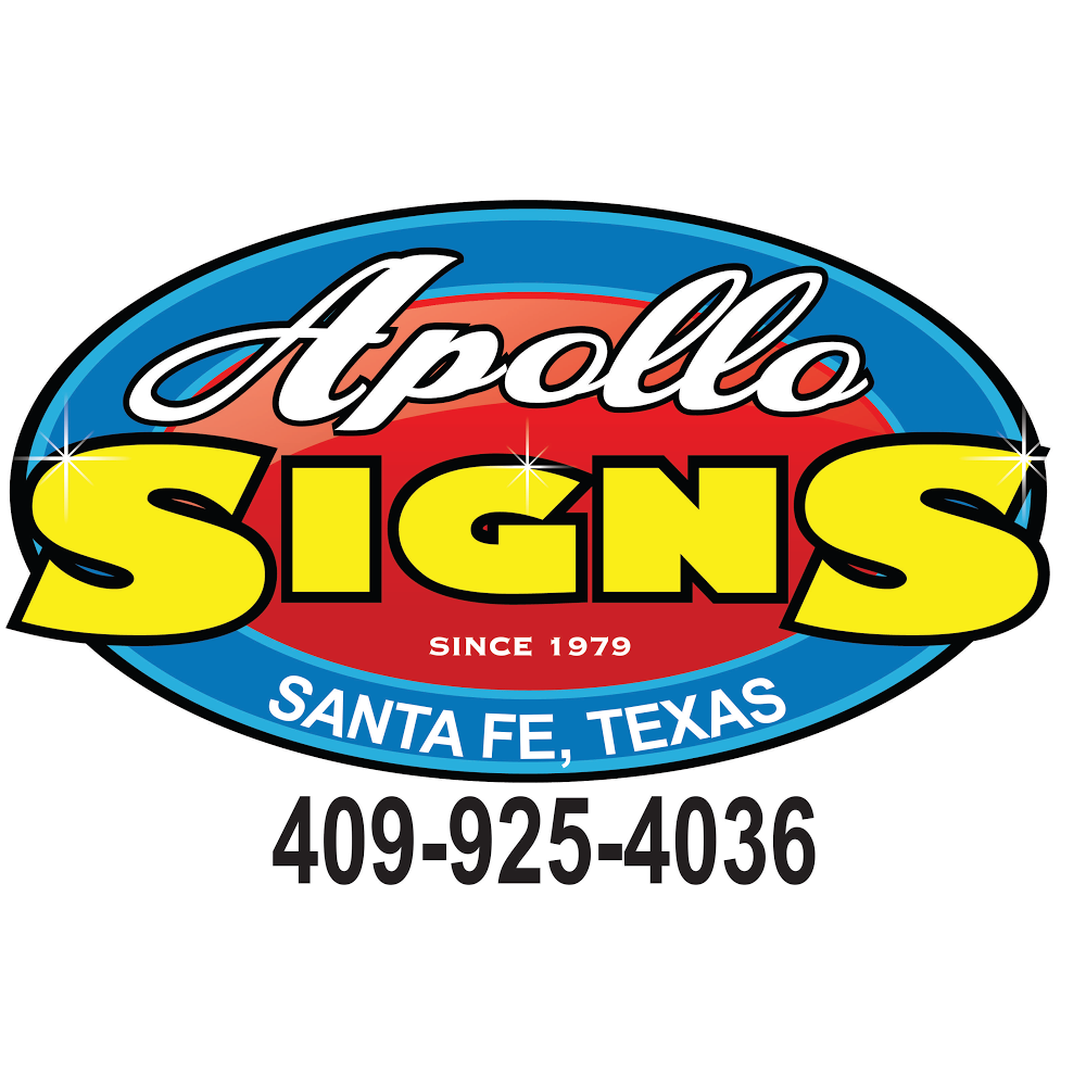 Apollo Sign & Shirt | 3703 FM646, Santa Fe, TX 77510, USA | Phone: (409) 925-4036