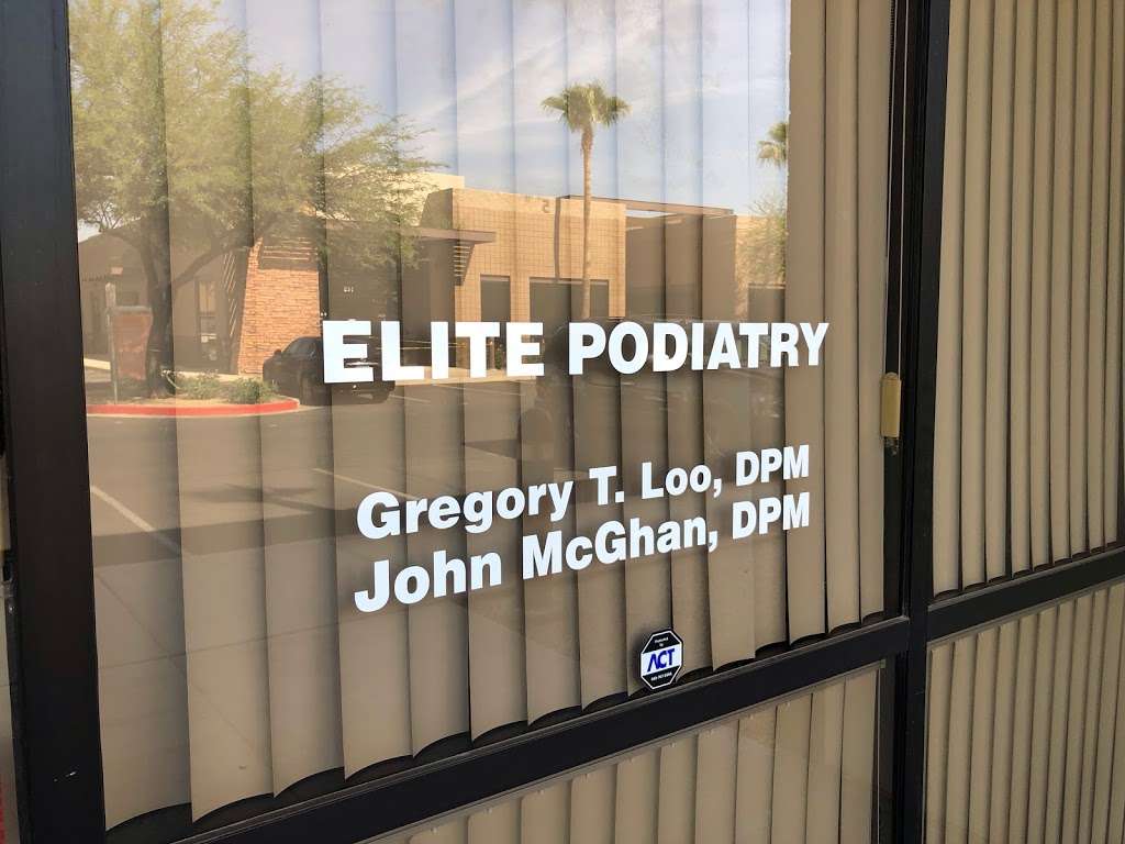 Elite Podiatry: Gregory T. Loo, DPM | 16841 N 31st Ave Suite 134, Phoenix, AZ 85053, USA | Phone: (480) 213-3011