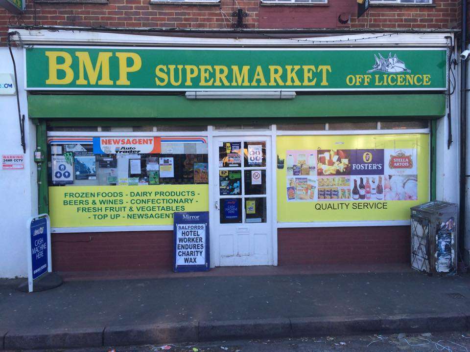 BMP Supermarket Salfords | 42 Brighton Rd, Salfords, Redhill RH1 5BX, UK | Phone: 01293 409658