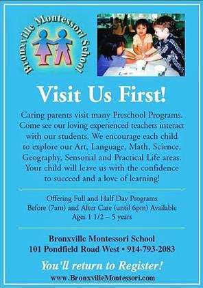 Bronxville Montessori School | 101 Pondfield Rd W, Bronxville, NY 10708, USA | Phone: (914) 793-2083
