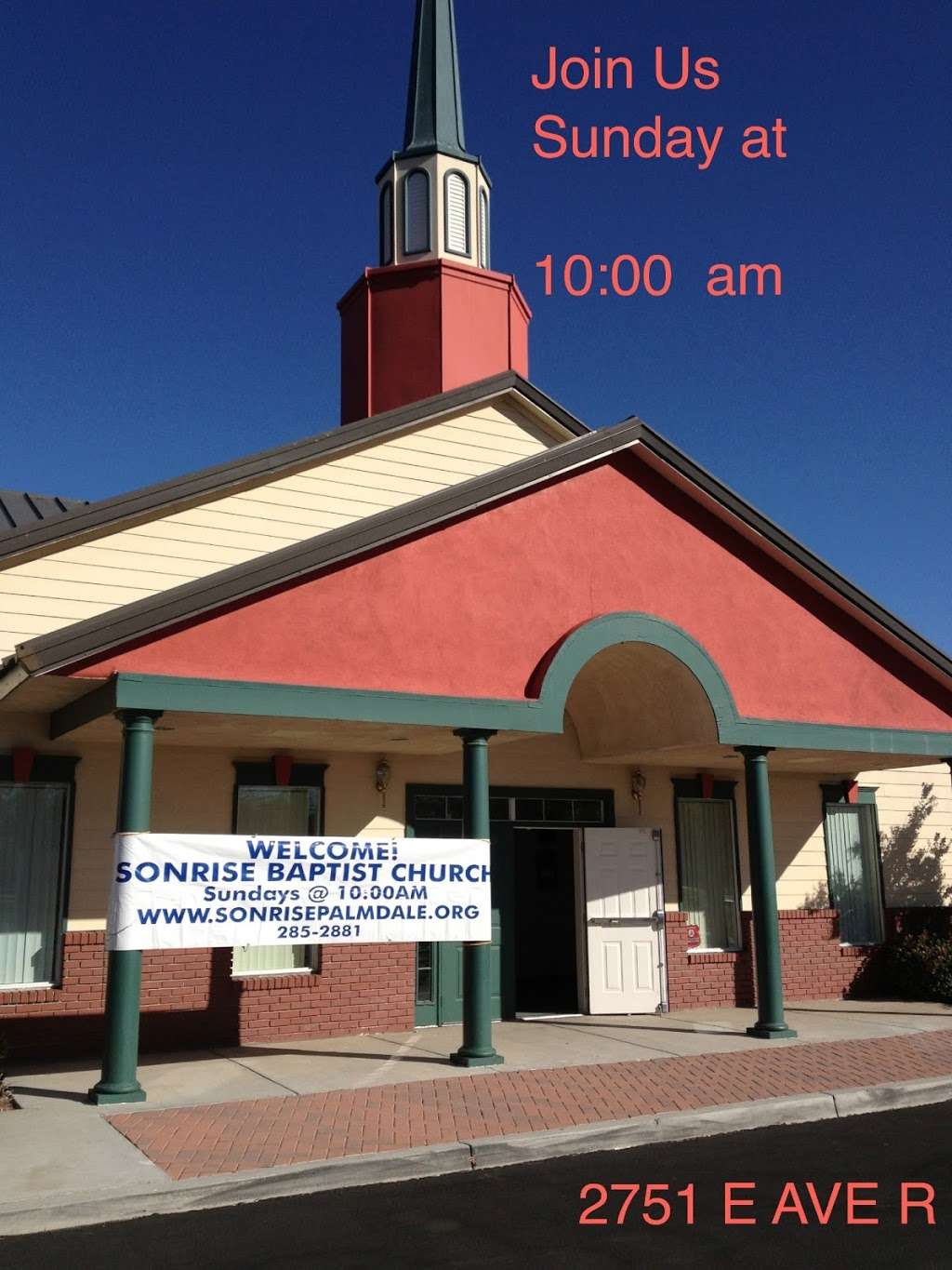 Sonrise Church | 2751 E Ave R, Palmdale, CA 93550 | Phone: (661) 878-8316