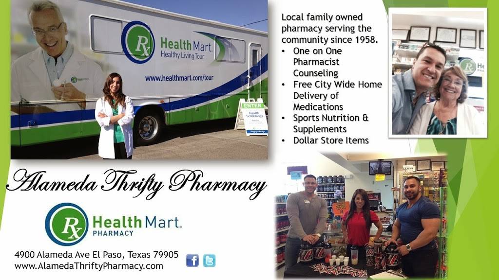 Alameda Thrifty Pharmacy | 4900 Alameda Ave #A, El Paso, TX 79905, USA | Phone: (915) 772-5331