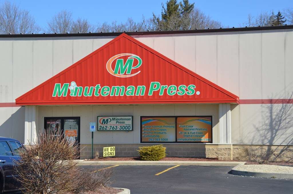 Minuteman Press - Burlington, WI | 1201 Milwaukee Ave, Burlington, WI 53105, USA | Phone: (262) 763-3000