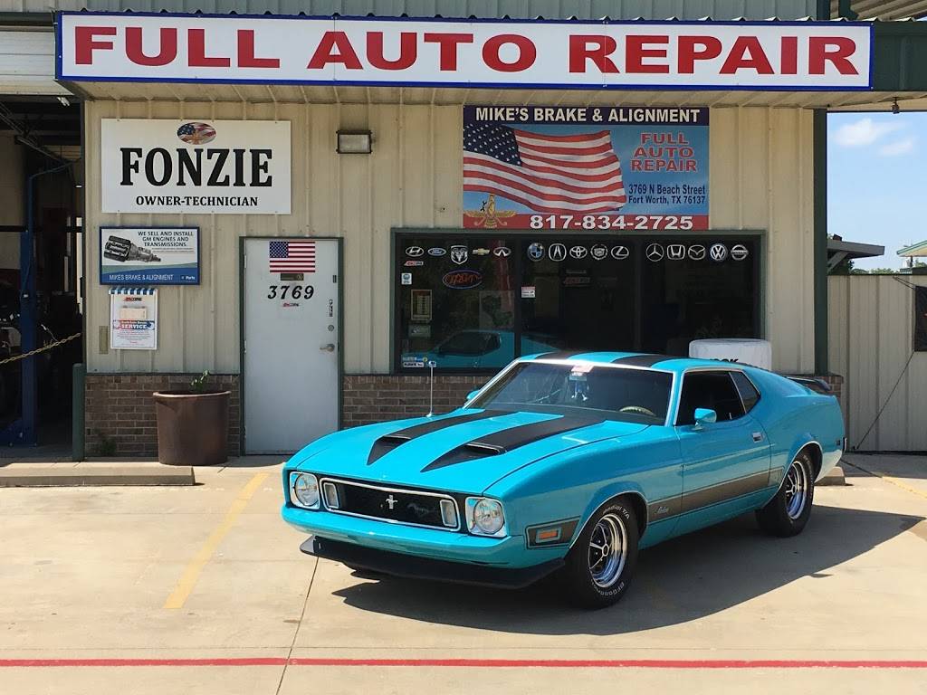 Mikes Brake & Alignment Shop | 3769 N Beach St, Fort Worth, TX 76137, USA | Phone: (817) 834-2725