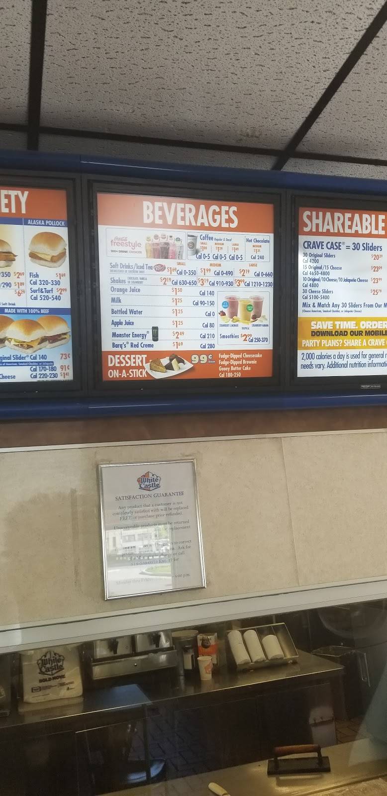 White Castle | 3030 Central Pkwy, Cincinnati, OH 45225, USA | Phone: (513) 861-3222