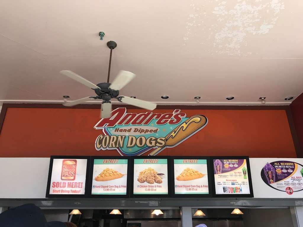 Andres Hand-Dipped Corn Dogs | 1 Great America Parkway, Gurnee, IL 60031