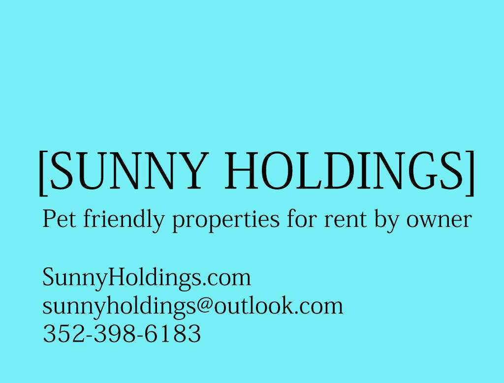 Sunny Holdings (Property Rentals by Owner) | 3841 Palm Dr, Leesburg, FL 34748, USA | Phone: (352) 398-6183