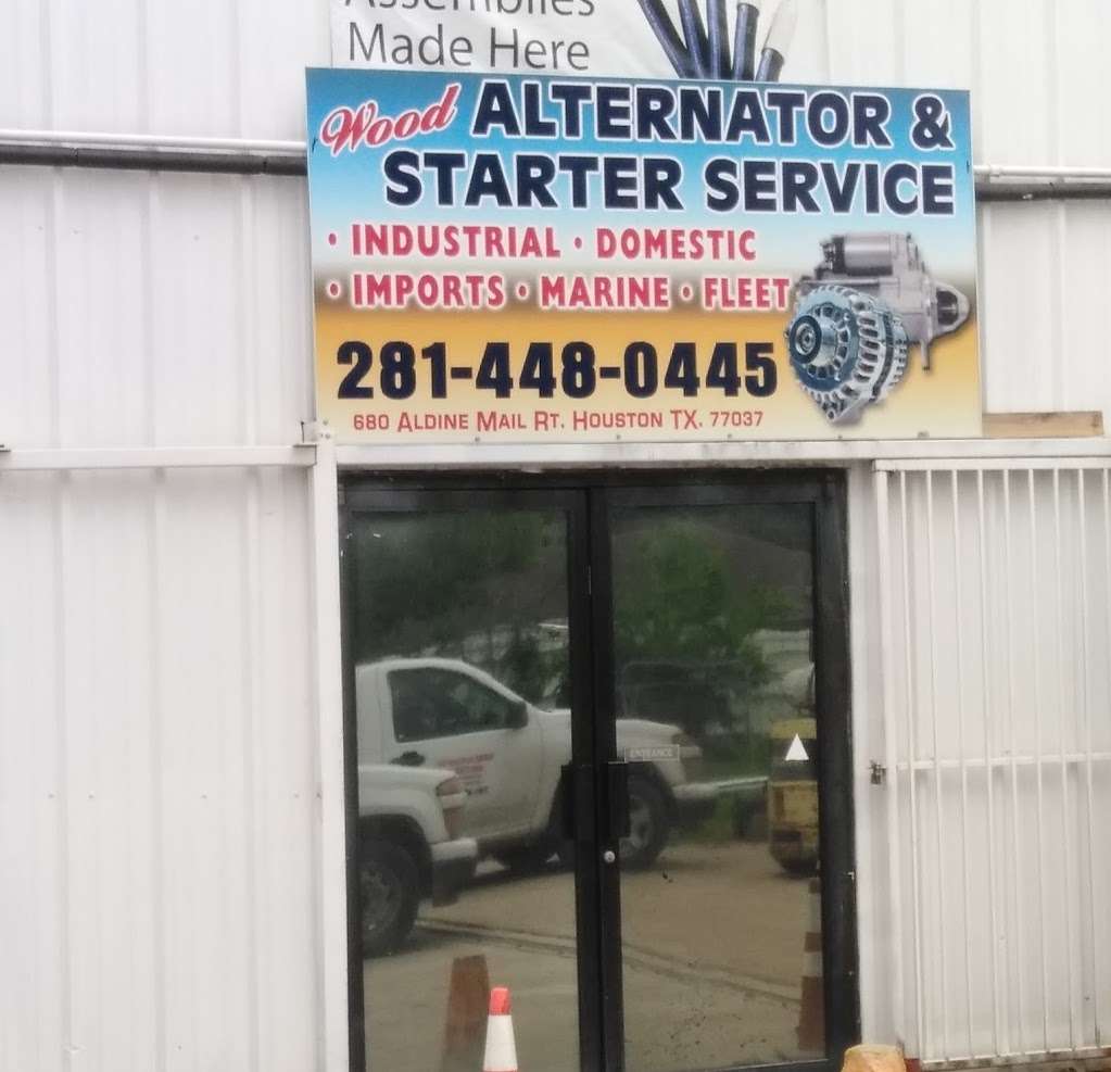 Wood Alternator & Starter Service | 680 Aldine Mail Rte Rd, Houston, TX 77037, USA | Phone: (281) 448-0445