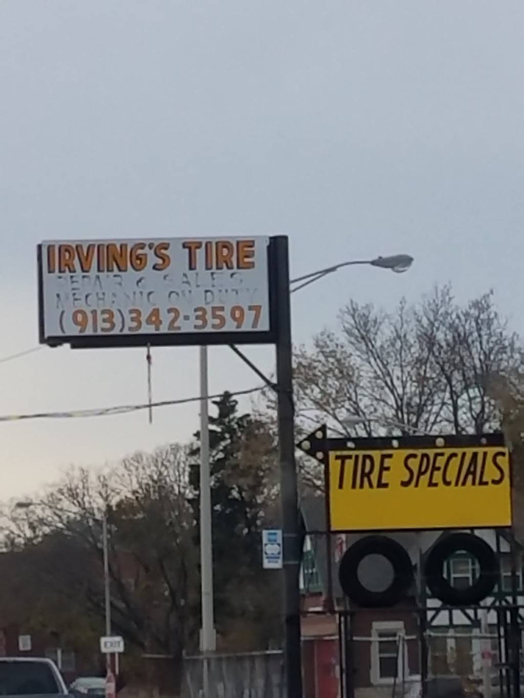 Irvings Tire | 2929 State Ave, Kansas City, KS 66102, USA | Phone: (913) 342-3597