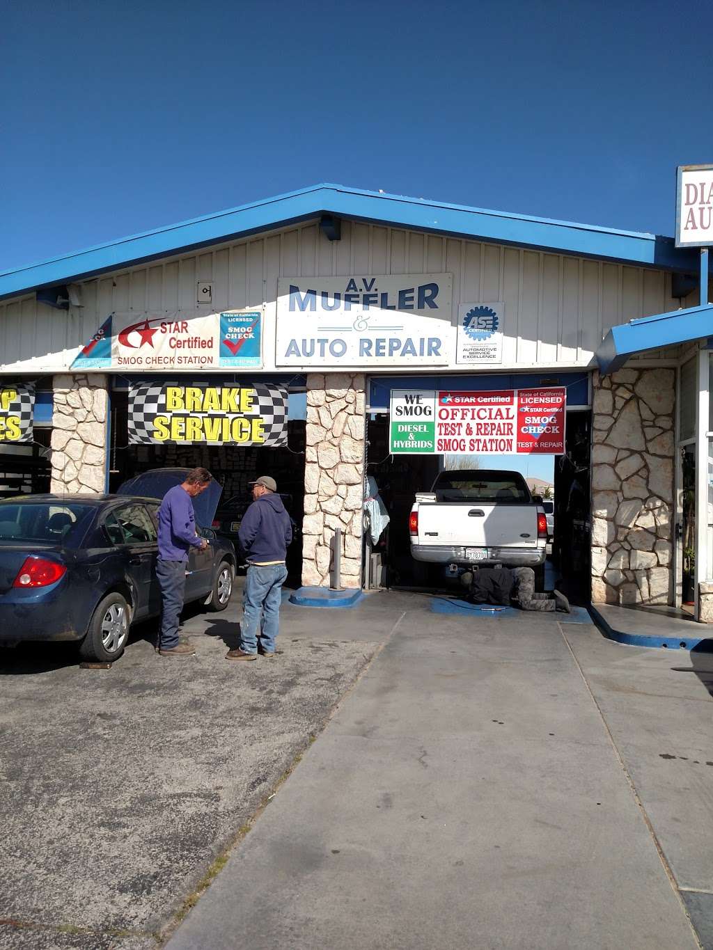 A V Muffler & Auto Repair | 2003 W Ave I, Lancaster, CA 93536 | Phone: (661) 940-3580