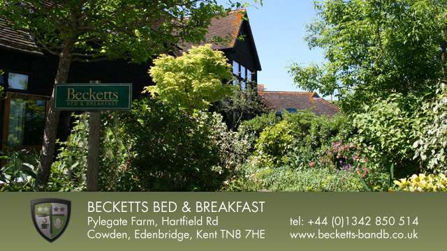 Becketts Bed and Breakfast | Pylegate Farm, Hartfield Road, Cowden, Edenbridge TN8 7HE, UK | Phone: 01342 850514