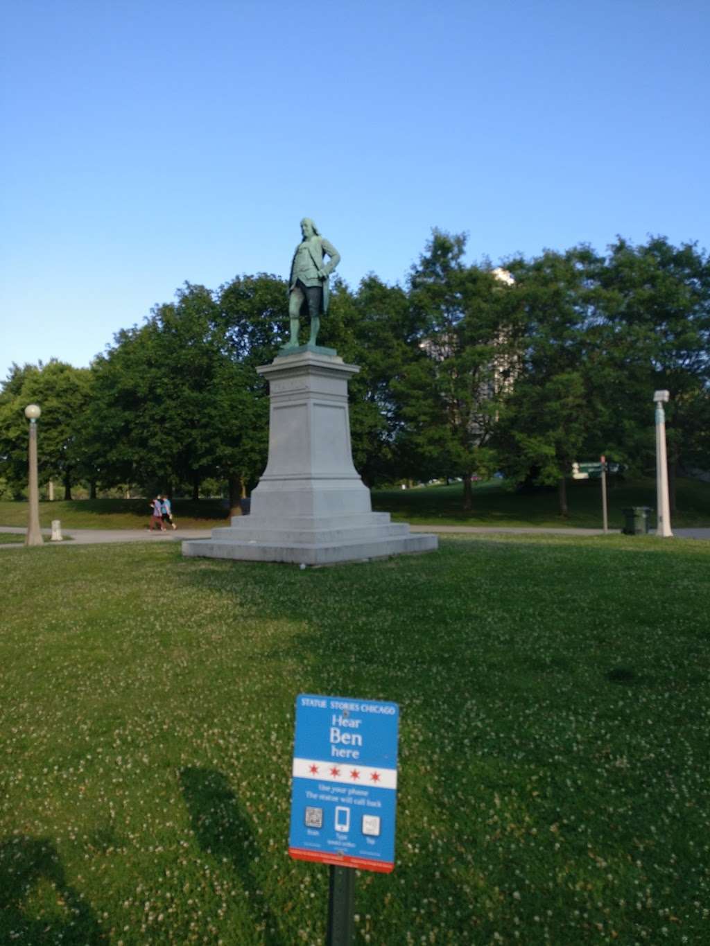 Benjamin Franklin Monument. | 72 W LaSalle Dr, Chicago, IL 60614, USA