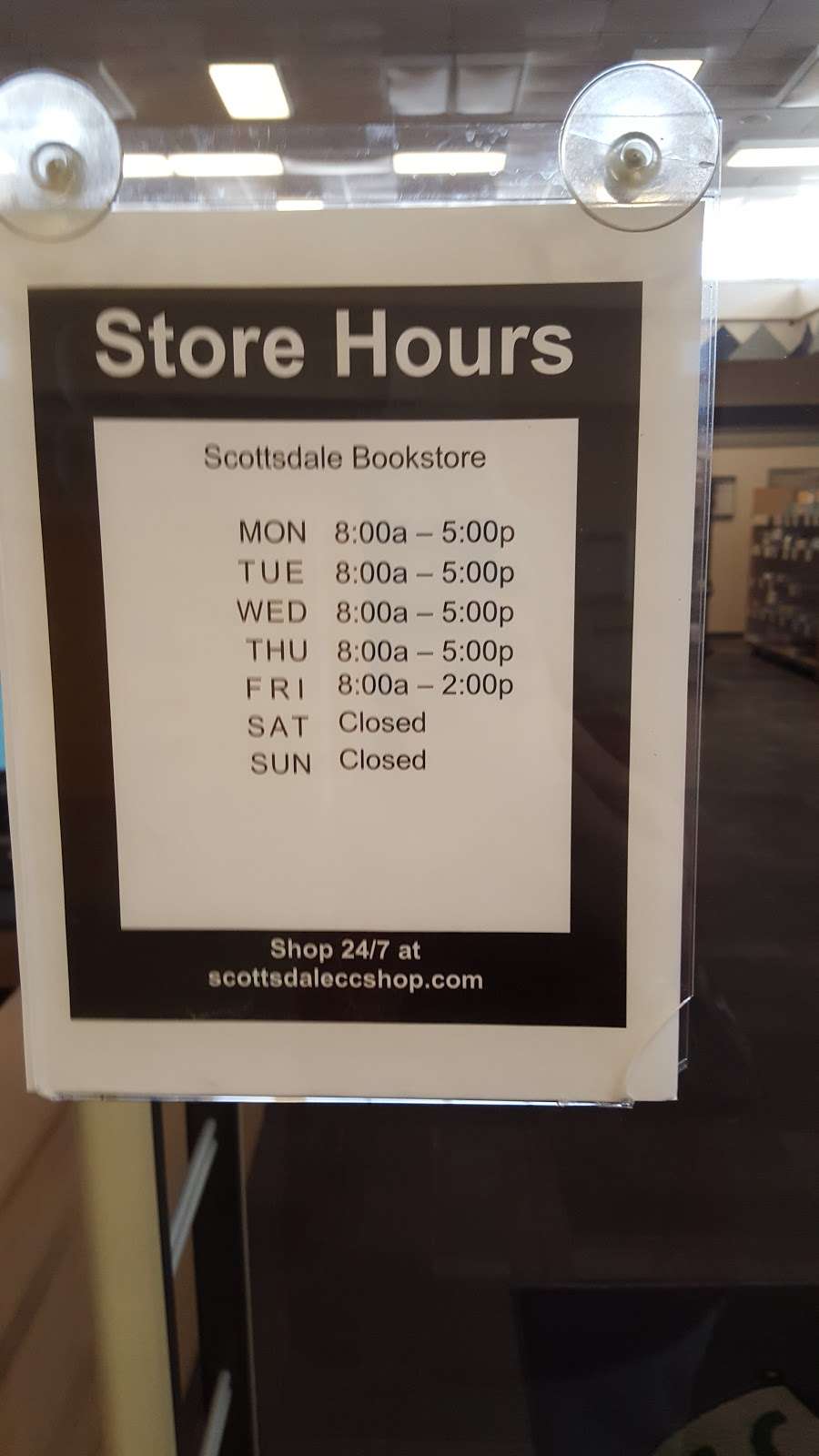 Scottsdale Community College Bookstore | 9000 E Chaparral Rd, Scottsdale, AZ 85256, USA | Phone: (480) 423-6553