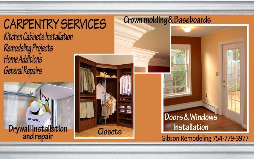 Gibson Remodeling | 2730 Forest Hills Blvd, Coral Springs, FL 33065, USA | Phone: (754) 779-3977
