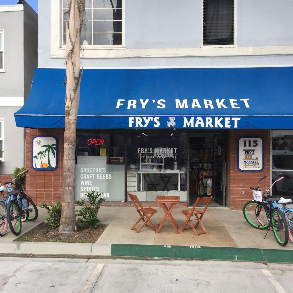 Frys Market and Rentals | 115 15th St, Newport Beach, CA 92663, USA | Phone: (949) 673-0282