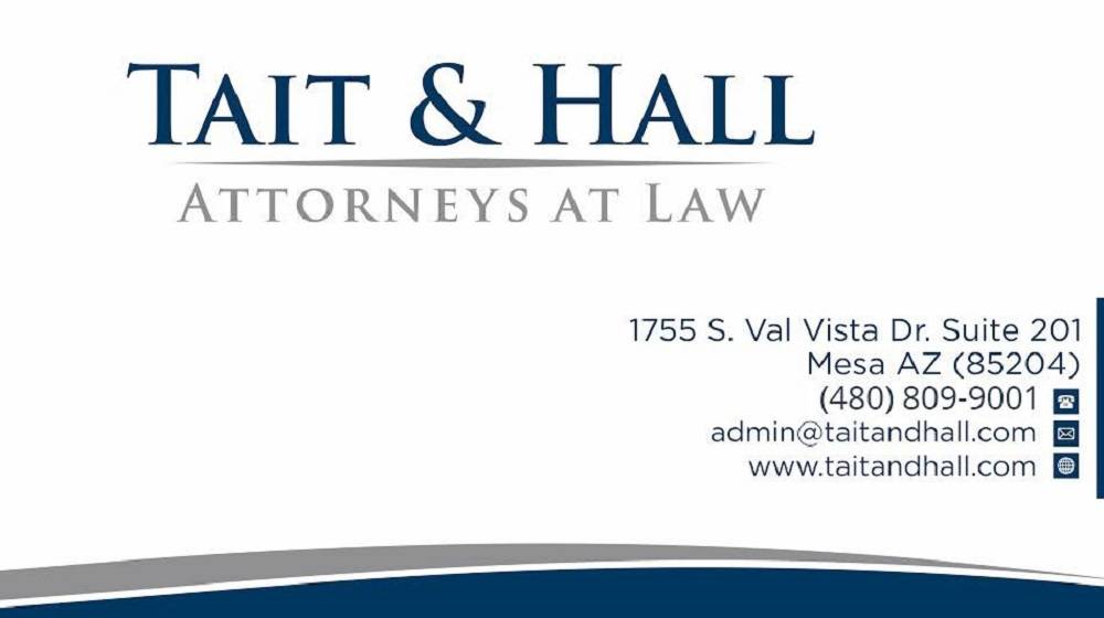 Tait & Hall, PLLC | 4455 E Camelback Rd c250, Phoenix, AZ 85018, USA | Phone: (480) 405-6767