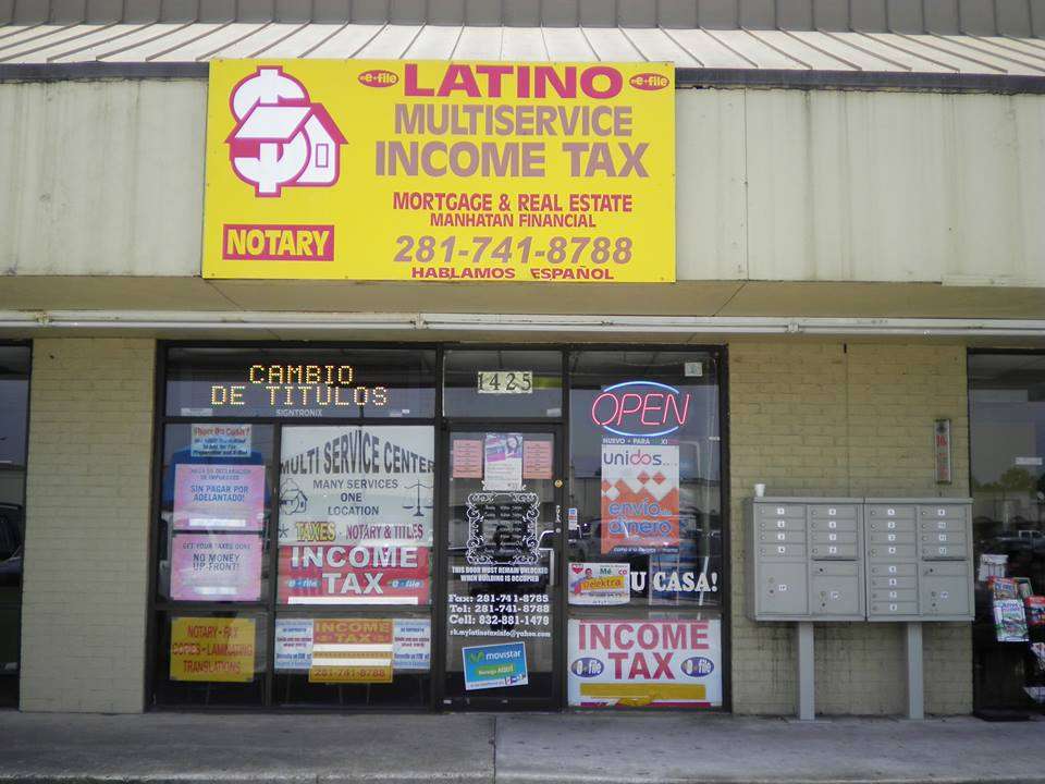 Latino Tax Multiservice Center,Preparacion de Impuestos en Houst | 1425 W Mt Houston Rd, Houston, TX 77038 | Phone: (832) 881-1479