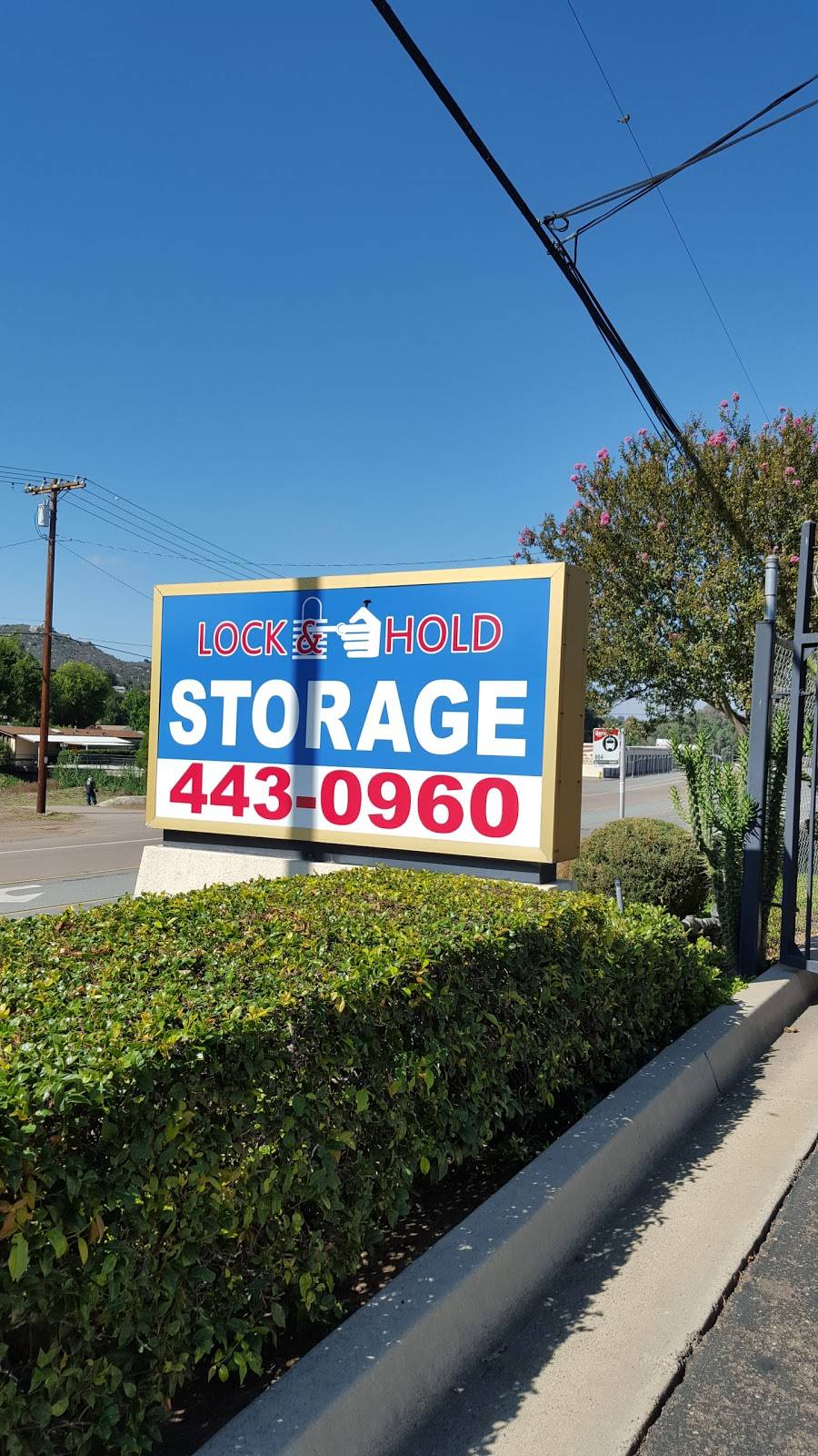 Lock & Hold Storage LLC | 13670 Hwy 8 Business, Lakeside, CA 92040, USA | Phone: (619) 443-0960