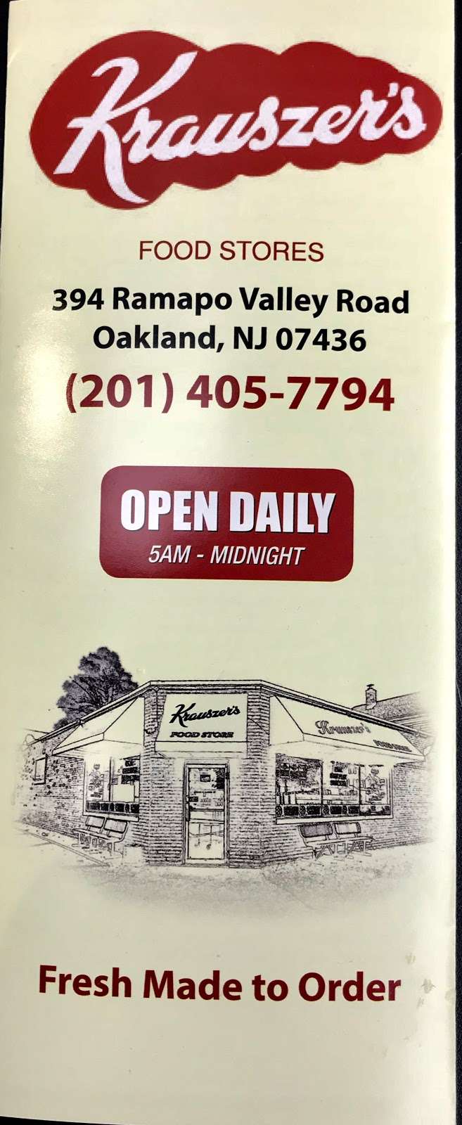 Krauszers Food Stores | 394 Ramapo Valley Rd, Oakland, NJ 07436 | Phone: (201) 405-7794